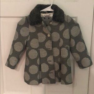 Polka dot coat